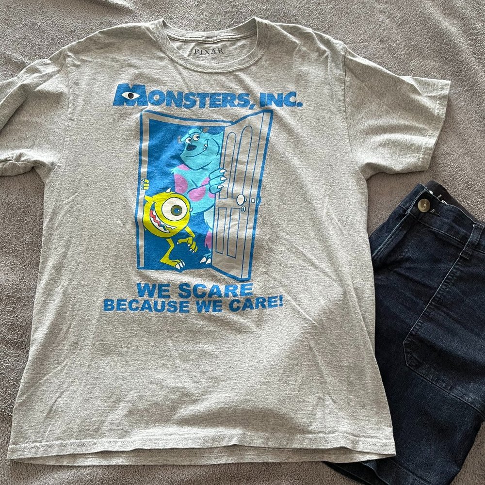 Monsters, Inc. We Scare Because We Care T Shirt